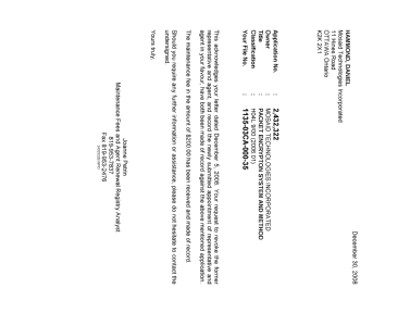 Canadian Patent Document 2432322. Correspondence 20071230. Image 1 of 1