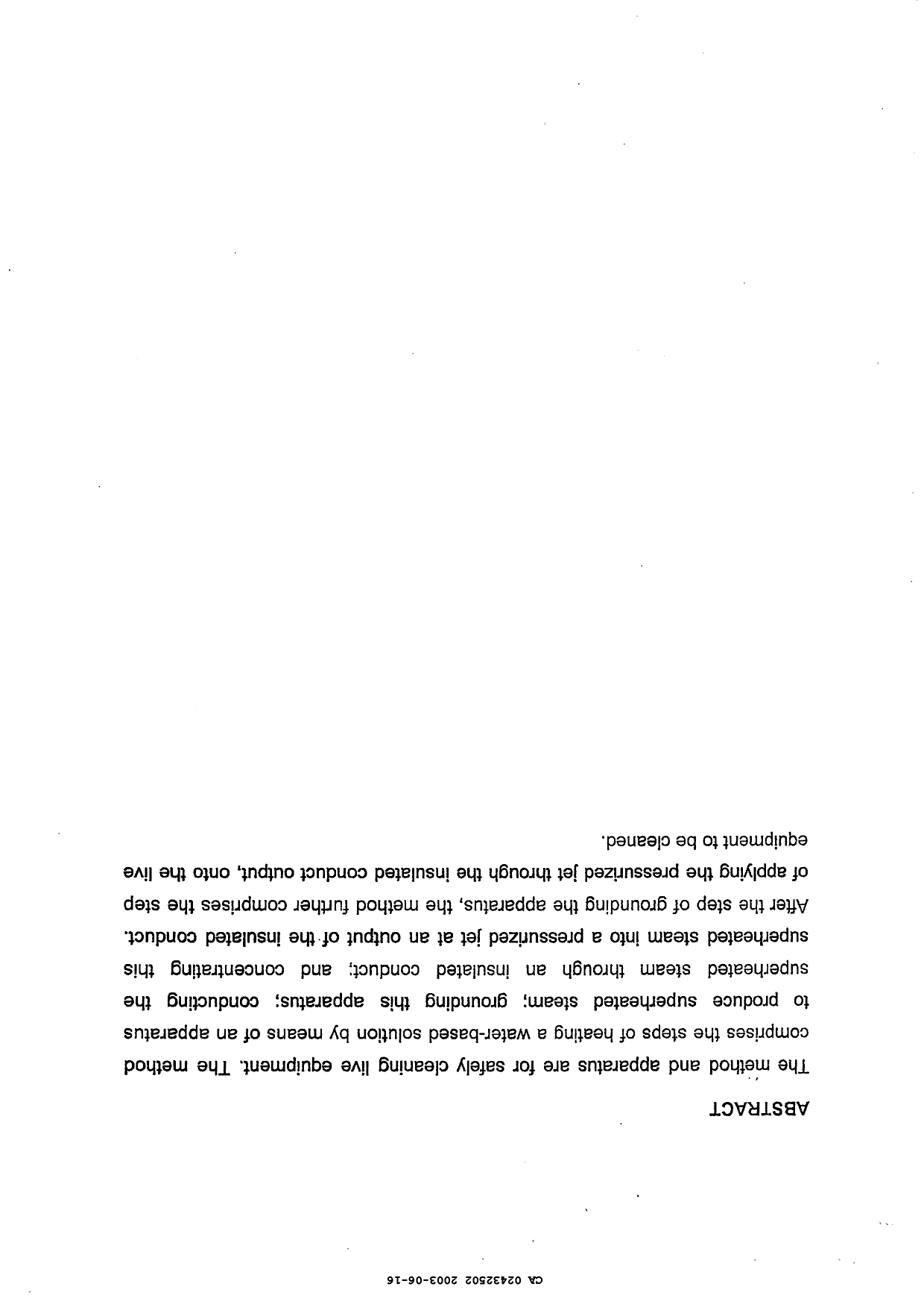 Document de brevet canadien 2432502. Abrégé 20021216. Image 1 de 1