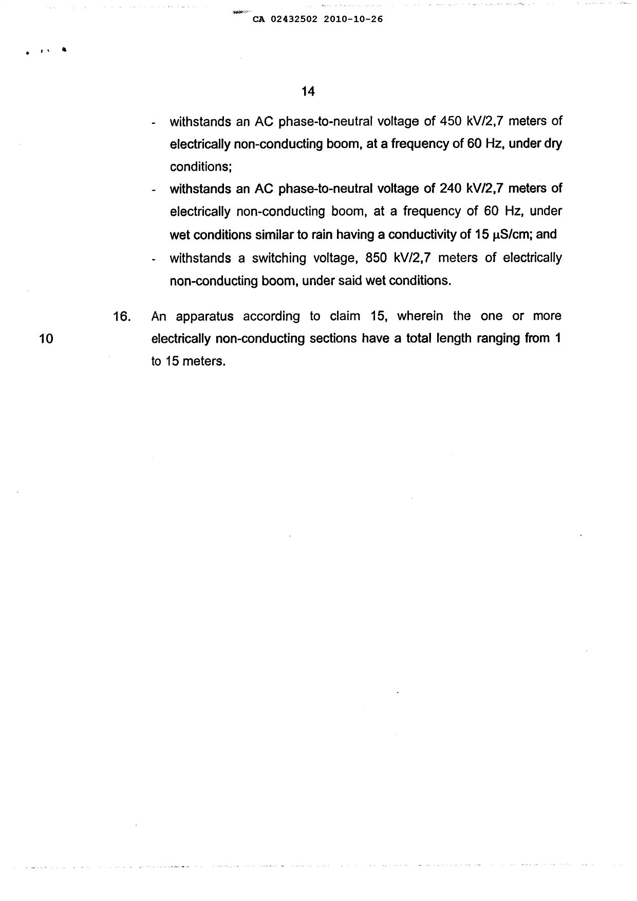 Document de brevet canadien 2432502. Revendications 20091226. Image 4 de 4