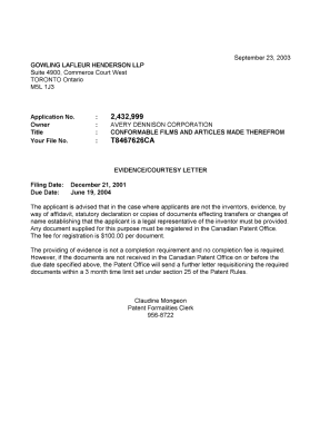Canadian Patent Document 2432999. Correspondence 20021218. Image 1 of 1