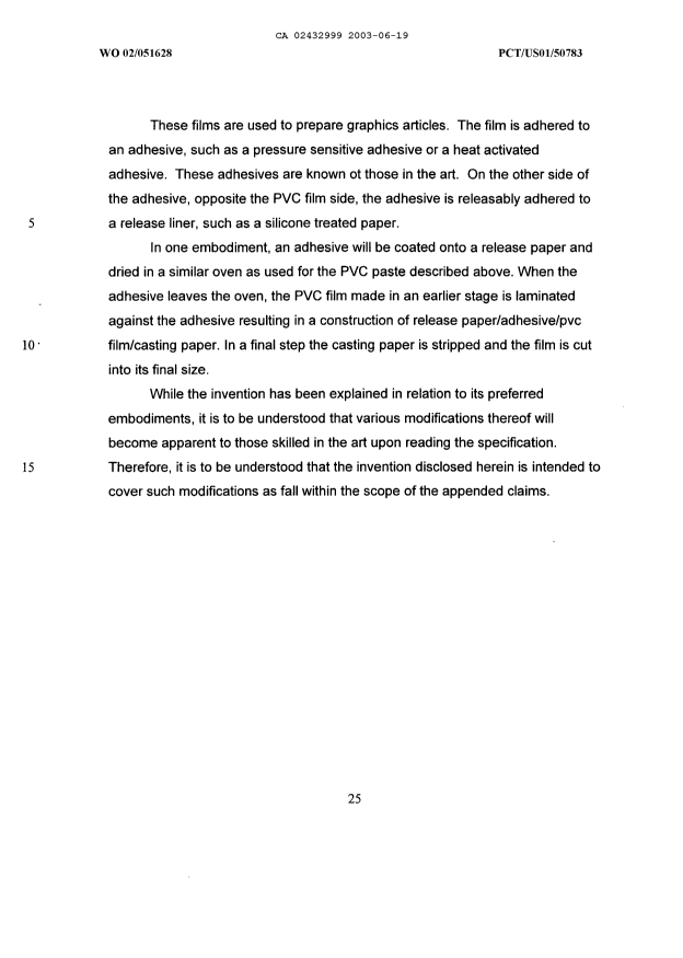 Canadian Patent Document 2432999. Description 20021219. Image 25 of 25