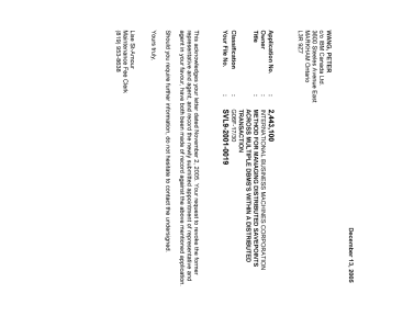 Canadian Patent Document 2443100. Correspondence 20041213. Image 1 of 1