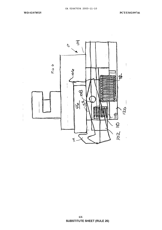 Canadian Patent Document 2447034. Drawings 20031110. Image 6 of 6