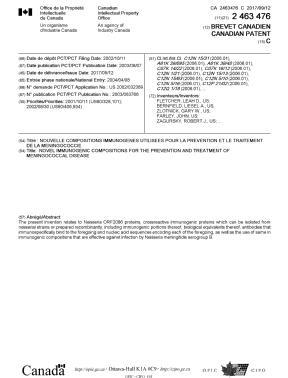 Document de brevet canadien 2463476. Page couverture 20170809. Image 1 de 2