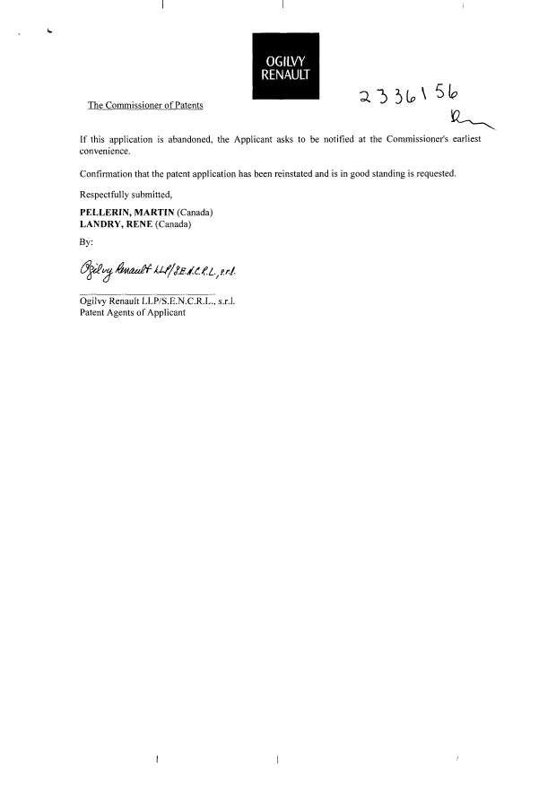 Document de brevet canadien 2471919. Taxes 20090622. Image 2 de 2
