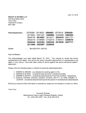 Canadian Patent Document 2473063. Correspondence 20111210. Image 1 of 1