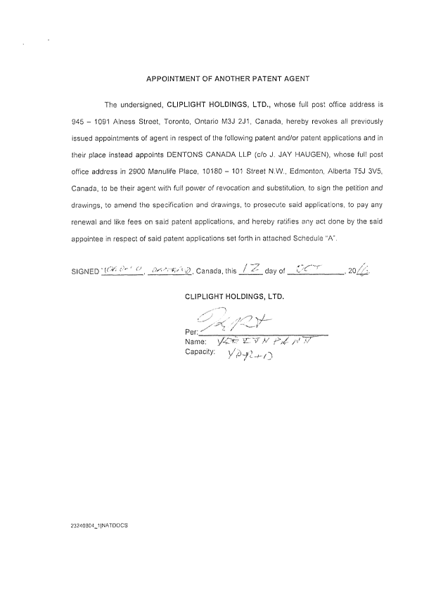 Canadian Patent Document 2473063. Correspondence 20151219. Image 6 of 6
