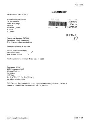 Document de brevet canadien 2473650. Taxes 20071213. Image 1 de 1
