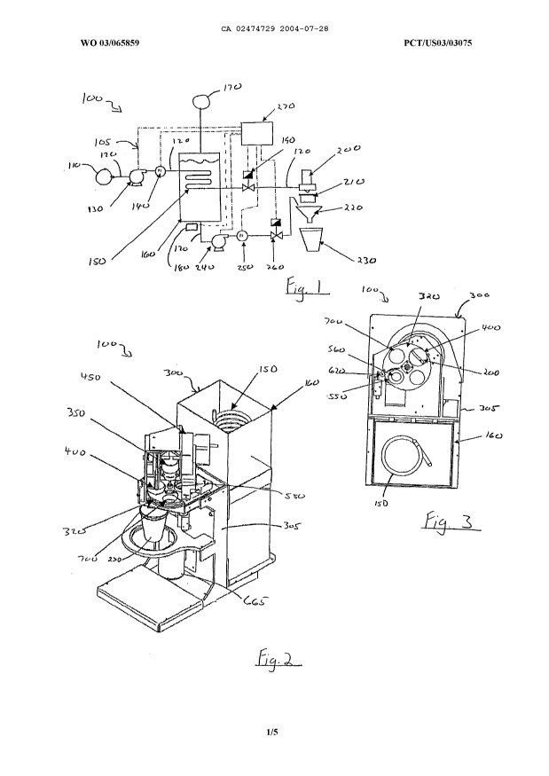 Canadian Patent Document 2474729. Drawings 20040728. Image 1 of 5