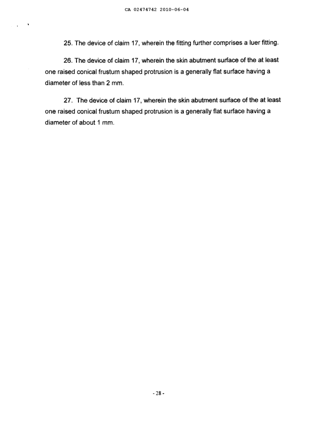 Document de brevet canadien 2474742. Revendications 20091204. Image 4 de 4