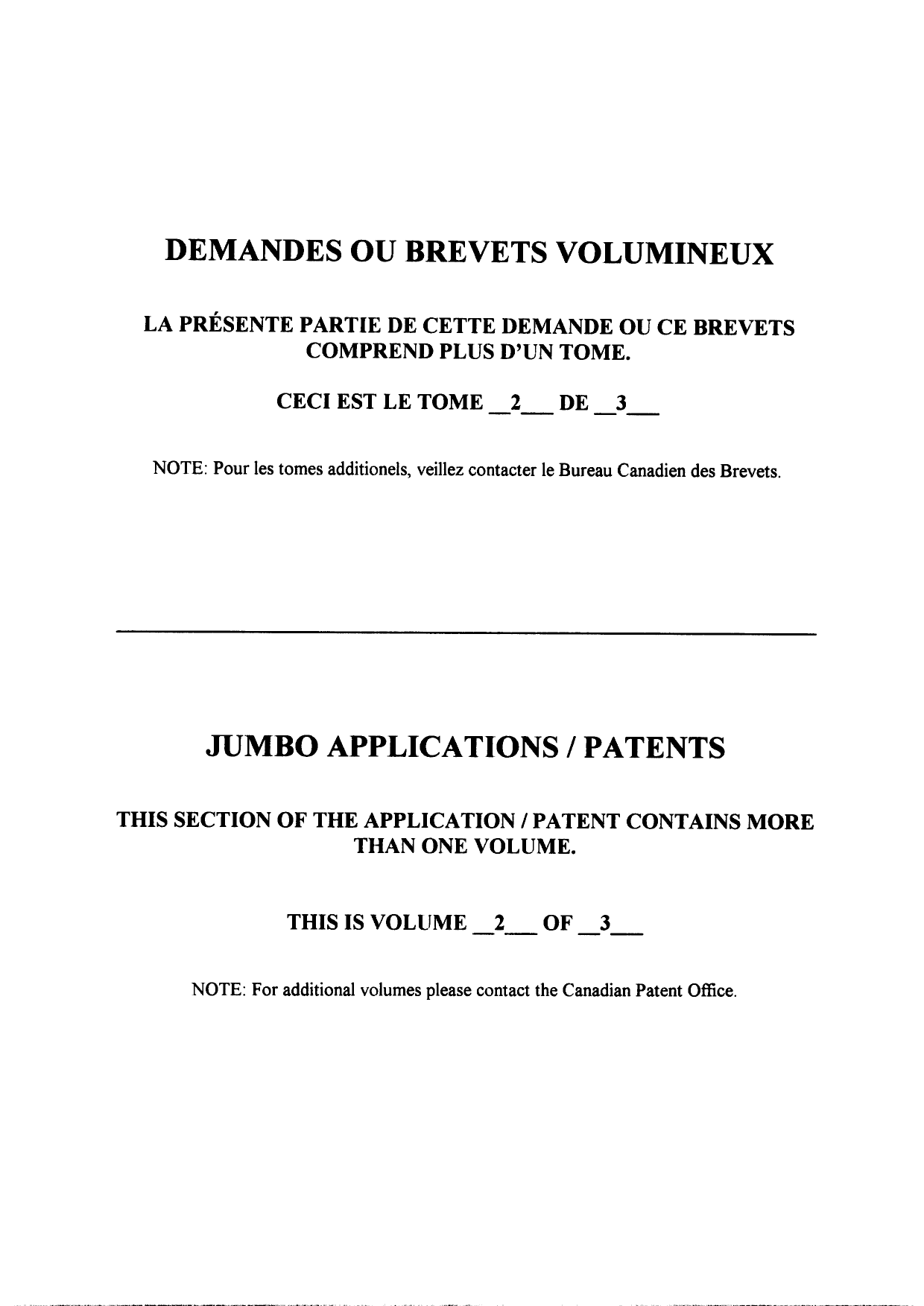 Document de brevet canadien 2475247. Description 20101216. Image 1 de 55