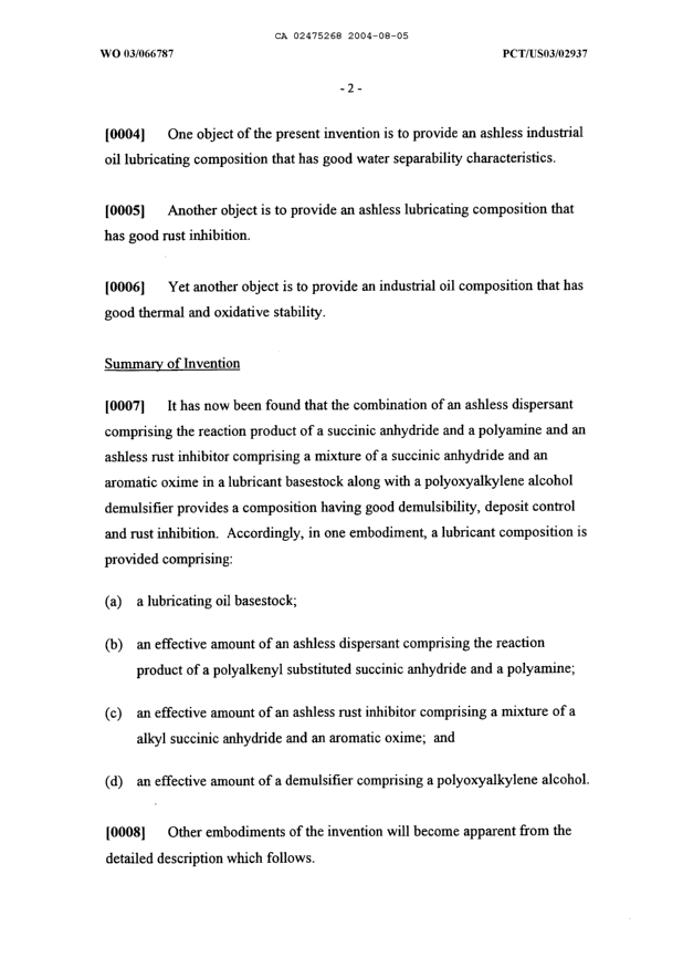Canadian Patent Document 2475268. Description 20040805. Image 2 of 18