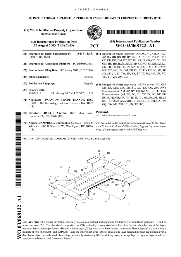 Document de brevet canadien 2476272. Abrégé 20040816. Image 1 de 1