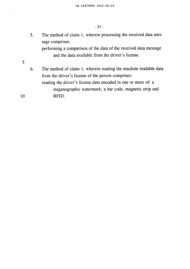 Canadian Patent Document 2476895. Prosecution-Amendment 20120503. Image 5 of 5