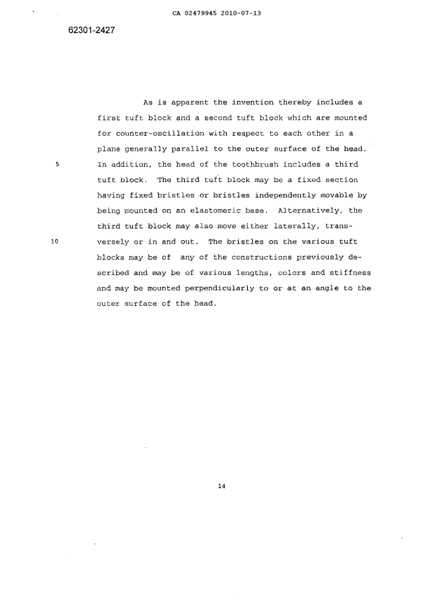 Document de brevet canadien 2479945. Description 20111202. Image 18 de 18