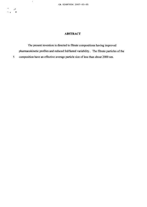 Canadian Patent Document 2487054. Prosecution-Amendment 20061205. Image 85 of 85