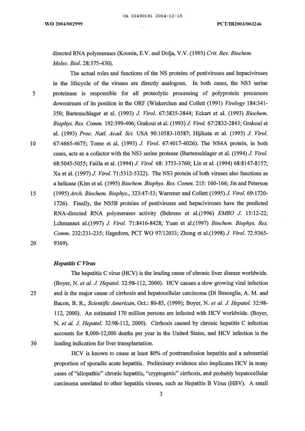 Canadian Patent Document 2490191. Description 20031215. Image 3 of 157