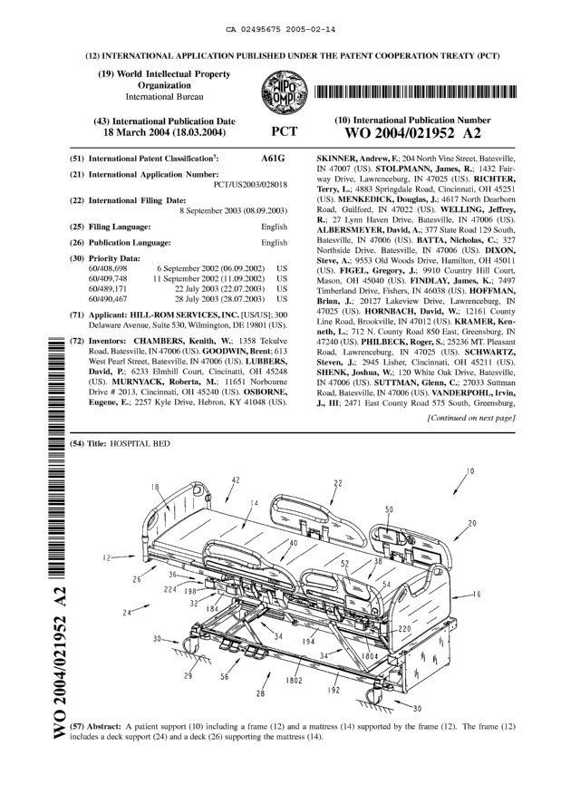 Document de brevet canadien 2495675. Abrégé 20050214. Image 1 de 2