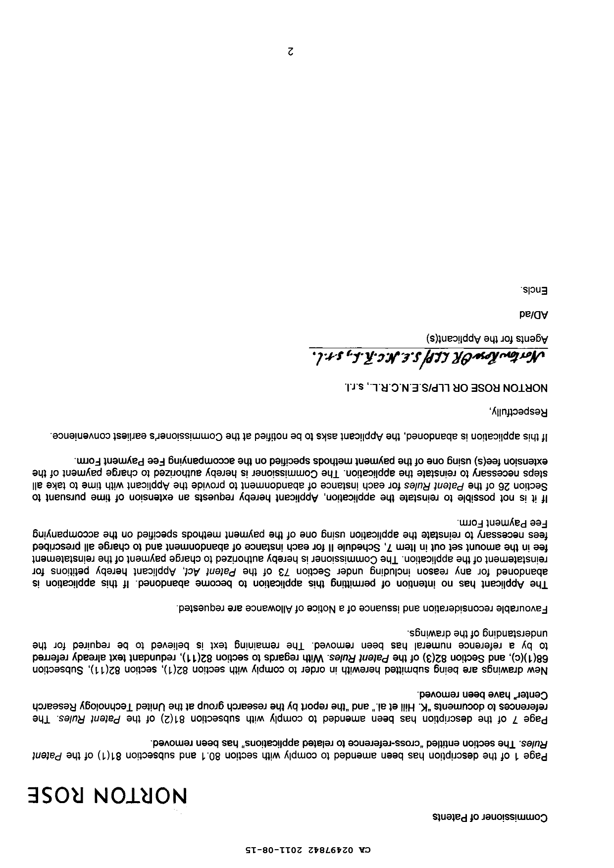 Canadian Patent Document 2497842. Prosecution-Amendment 20101215. Image 2 of 10