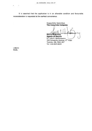 Canadian Patent Document 2501953. Prosecution-Amendment 20110927. Image 2 of 4