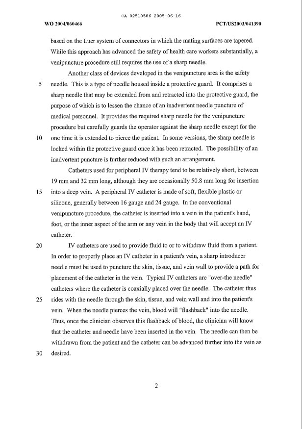 Canadian Patent Document 2510586. Description 20101224. Image 2 of 19