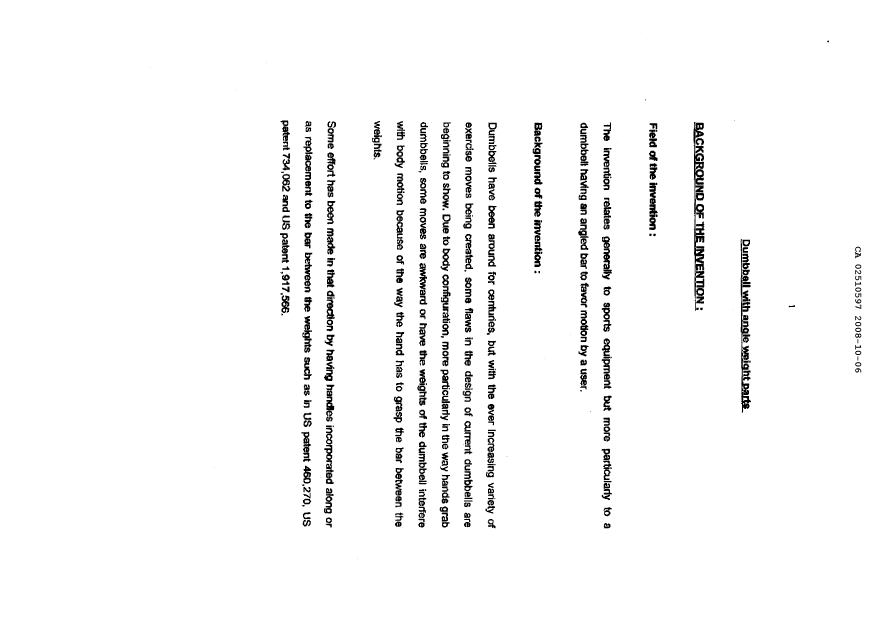 Document de brevet canadien 2510597. Correspondance 20071206. Image 2 de 3