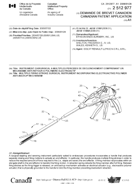 Canadian Patent Document 2512977. Cover Page 20051212. Image 1 of 1