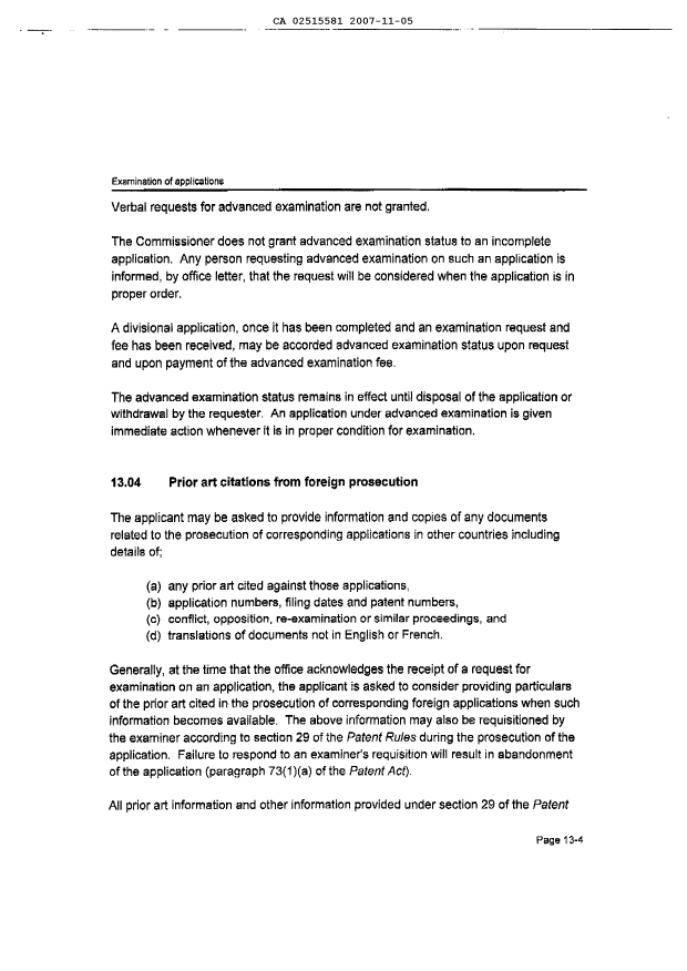Document de brevet canadien 2515581. Poursuite-Amendment 20061205. Image 5 de 5