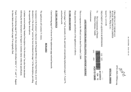 Document de brevet canadien 2515581. Poursuite-Amendment 20091203. Image 1 de 6