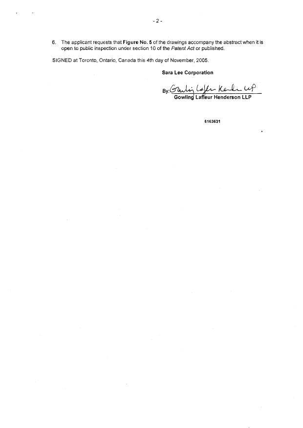 Canadian Patent Document 2525611. Correspondence 20060213. Image 7 of 7