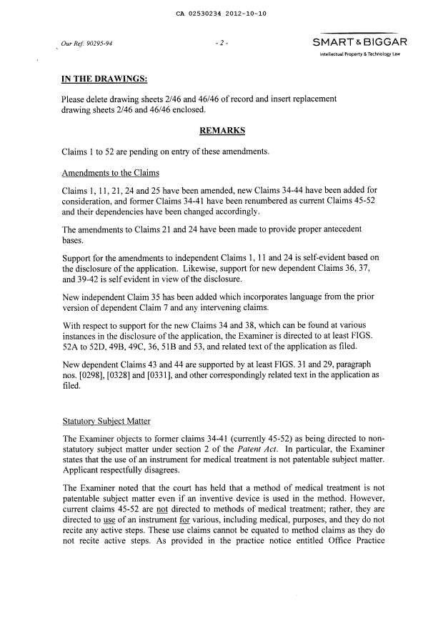 Document de brevet canadien 2530234. Poursuite-Amendment 20111210. Image 2 de 29