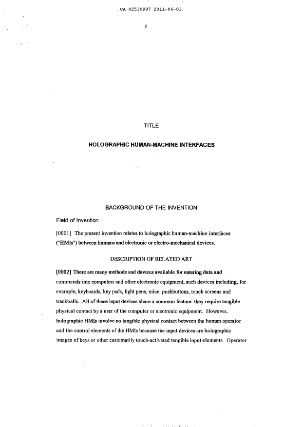 Canadian Patent Document 2530987. Description 20101203. Image 1 of 15