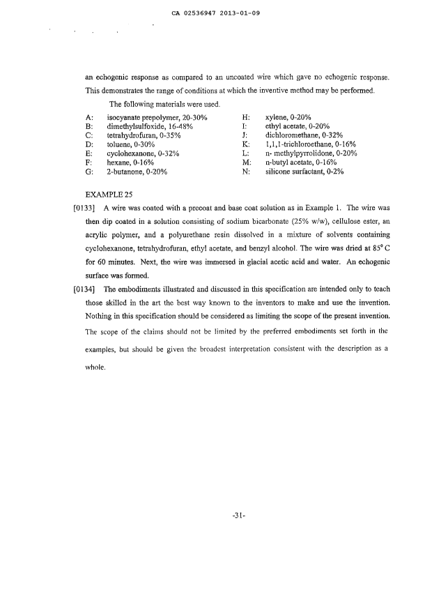 Canadian Patent Document 2536947. Description 20130109. Image 31 of 31
