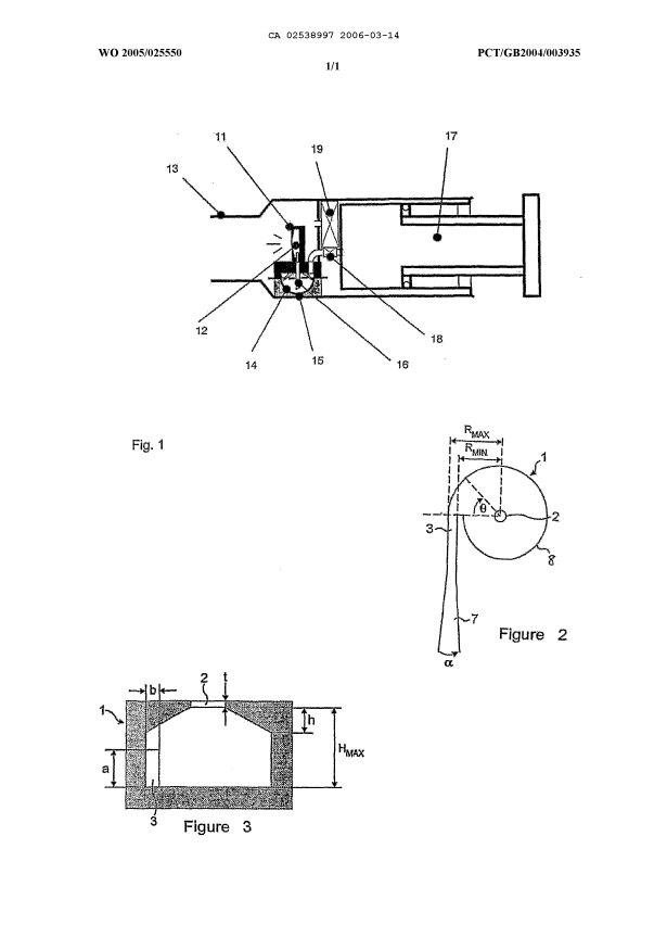 Canadian Patent Document 2538997. Drawings 20060314. Image 1 of 1