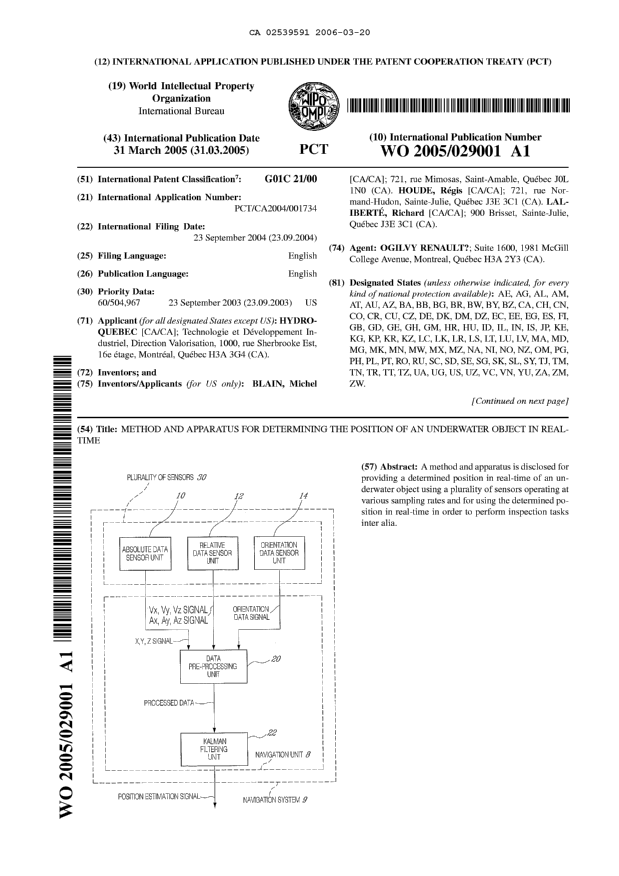 Document de brevet canadien 2539591. Abrégé 20060320. Image 1 de 2