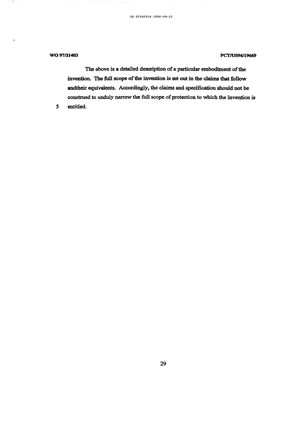 Document de brevet canadien 2542014. Description 20061224. Image 29 de 29