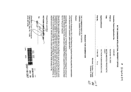Canadian Patent Document 2543061. Prosecution-Amendment 20071206. Image 1 of 1