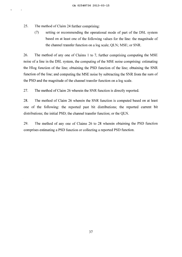 Document de brevet canadien 2548736. Revendications 20121215. Image 7 de 7