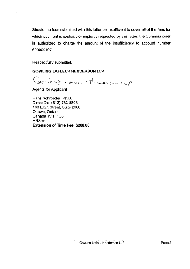 Canadian Patent Document 2551266. Correspondence 20071216. Image 2 of 2