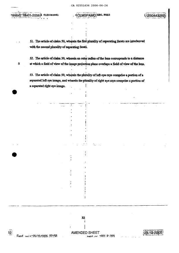 Canadian Patent Document 2551636. PCT 20060624. Image 18 of 18