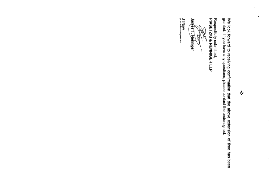 Document de brevet canadien 2552482. Correspondance 20071214. Image 2 de 2