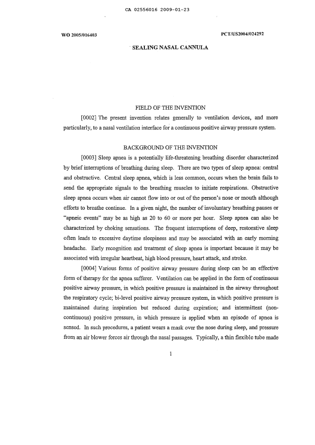 Canadian Patent Document 2556016. Prosecution-Amendment 20090123. Image 7 of 7
