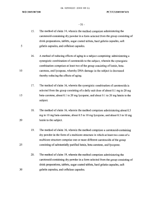 Document de brevet canadien 2556223. Revendications 20051211. Image 3 de 3