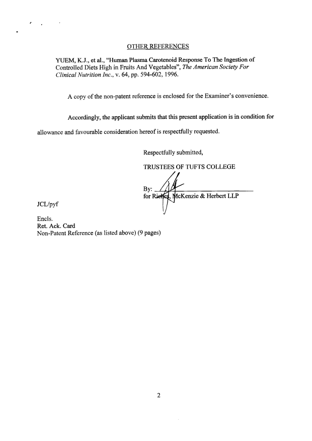 Canadian Patent Document 2556223. Prosecution-Amendment 20061231. Image 2 of 2