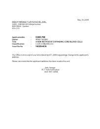Document de brevet canadien 2562760. Correspondance 20081212. Image 1 de 1