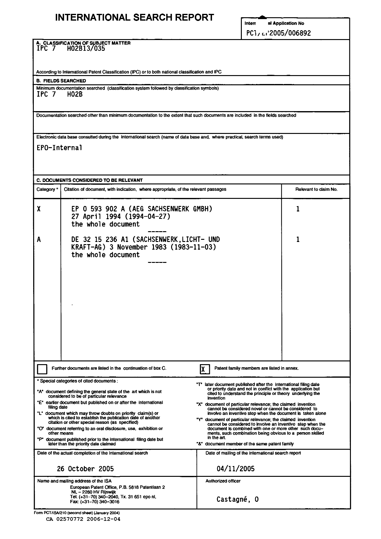 Document de brevet canadien 2570772. PCT 20051204. Image 1 de 2