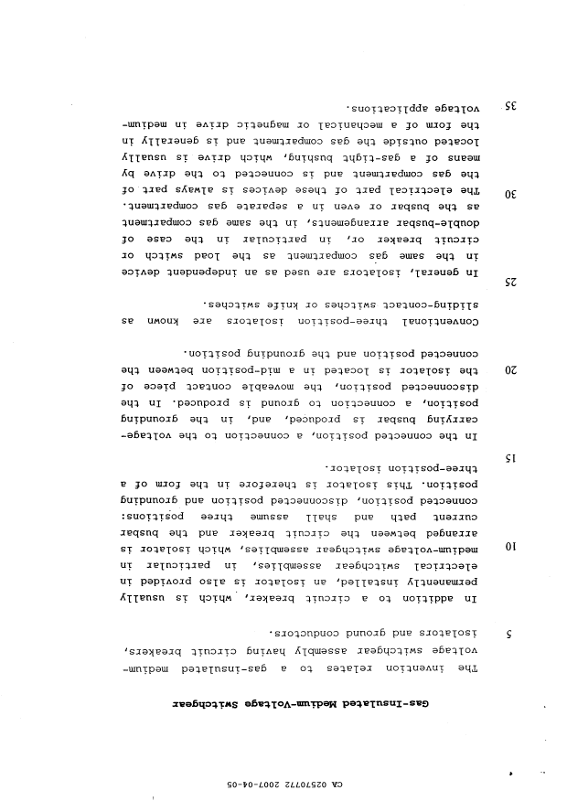 Document de brevet canadien 2570772. Description 20061205. Image 1 de 7