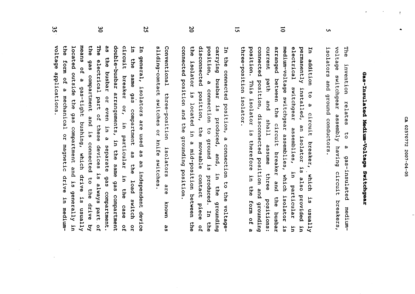 Canadian Patent Document 2570772. Description 20081217. Image 1 of 8