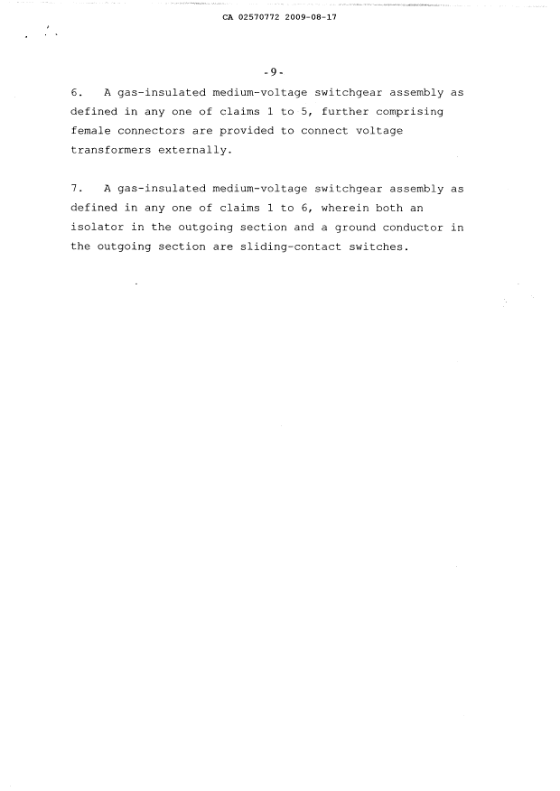Document de brevet canadien 2570772. Revendications 20081217. Image 2 de 2