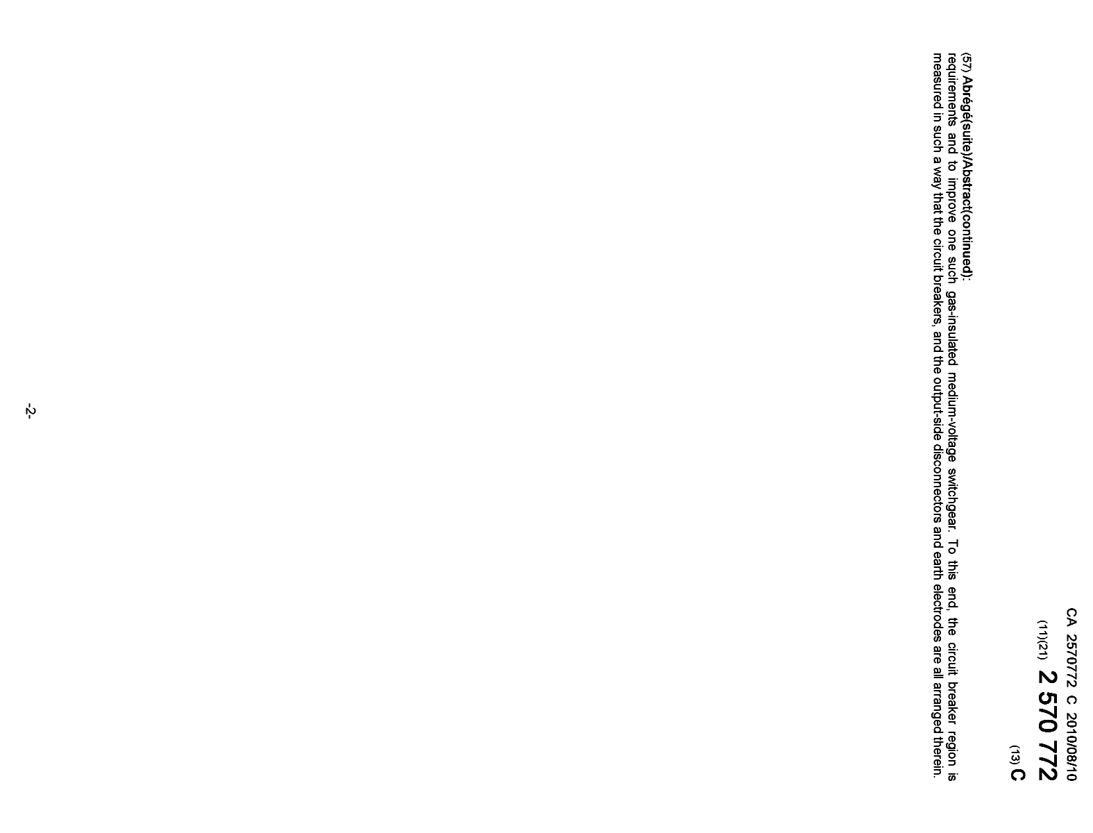 Document de brevet canadien 2570772. Page couverture 20091230. Image 2 de 2